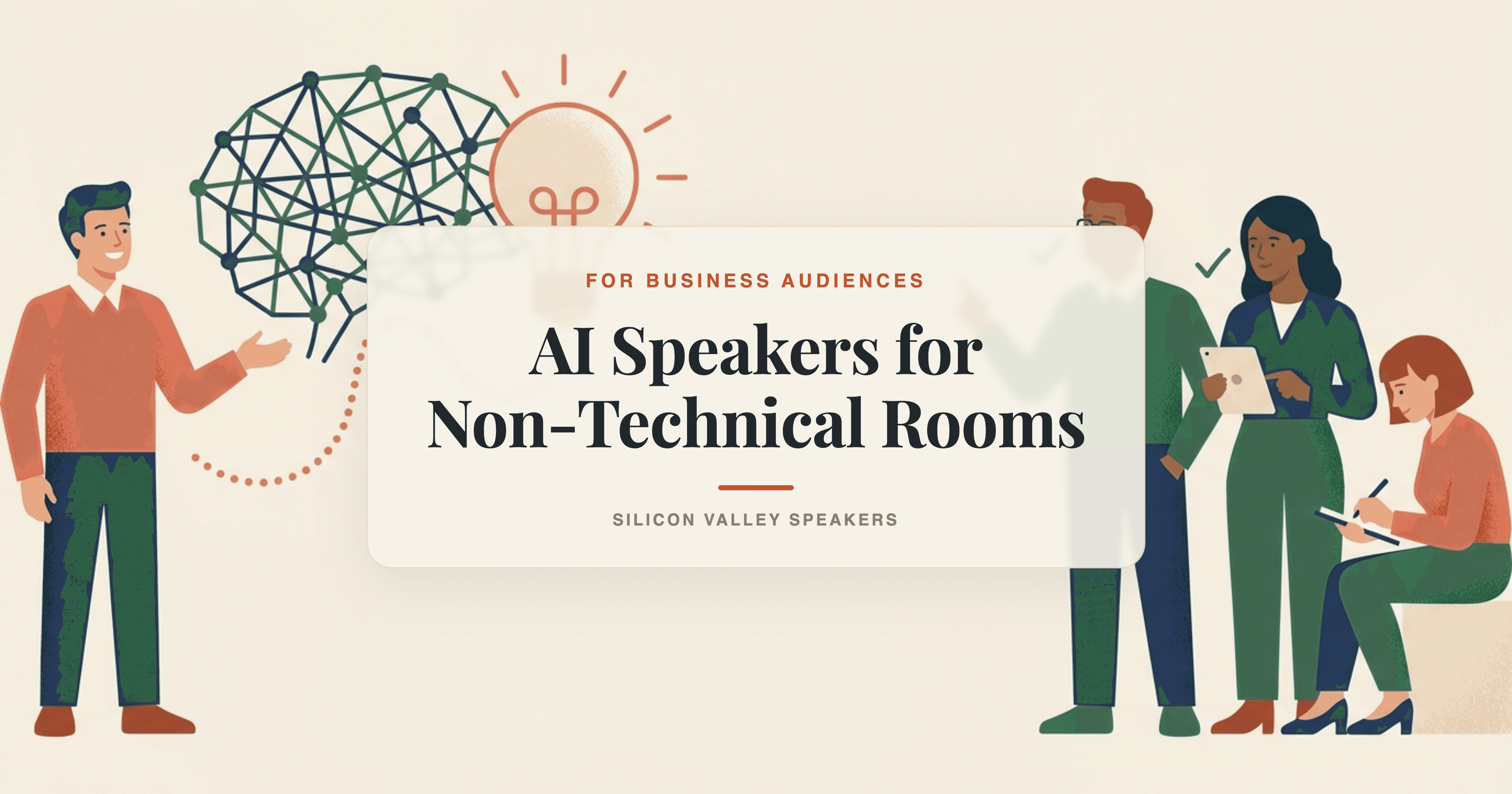 AI Keynote Speakers for Non-Technical Audiences