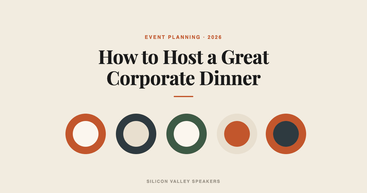 The Corporate Roundtable Dinner Playbook