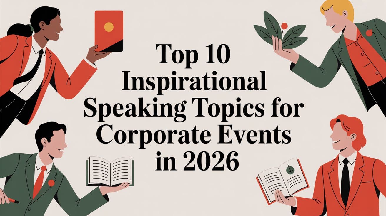 Top 10 Inspirational Speaking Topics for Corporate Events in 2026